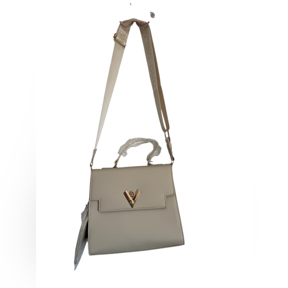 Valentino Orlandi Cream Crossbody Bag